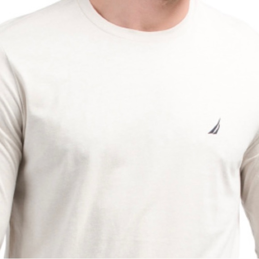 NWT NAUTICA Recycled Jersey Long Sleeve Tee